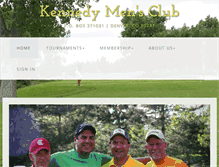 Tablet Screenshot of kennedymensclub.com